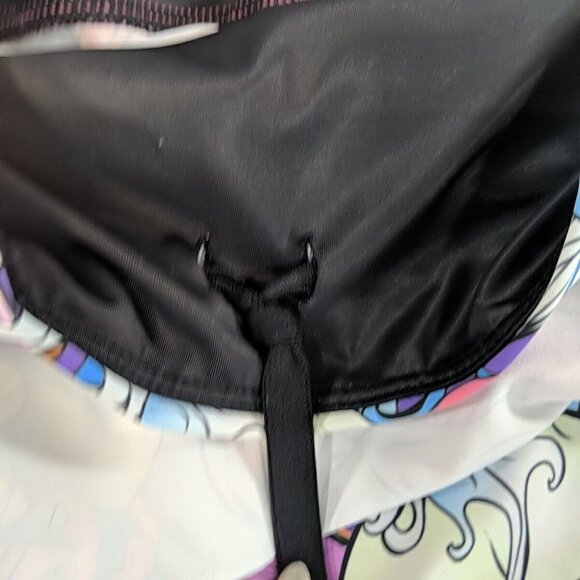 Tikiboo Swim Bottoms Skirt Shorts Skort Skull Tattoos Multicolor XL X-Large - Picture 4 of 11